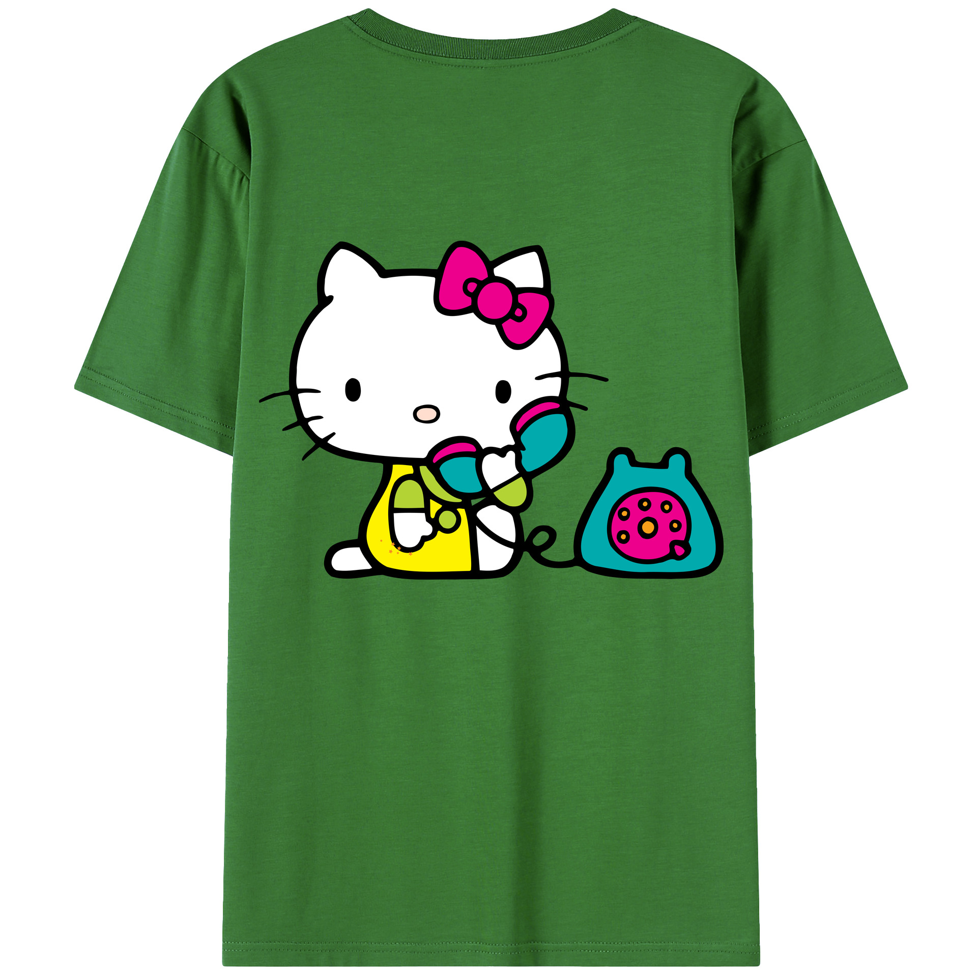 （画像用） Hello Kitty ハローキティ レディース半袖Tシャツ(バックプリント)